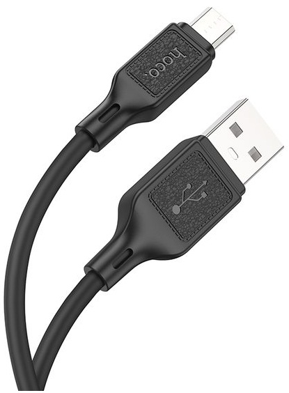 

Кабель Hoco X90 Cool 6931474788429 USB - микро, 1.0м, 2.4A, цвет: чёрный (1/37/370), X90 Cool