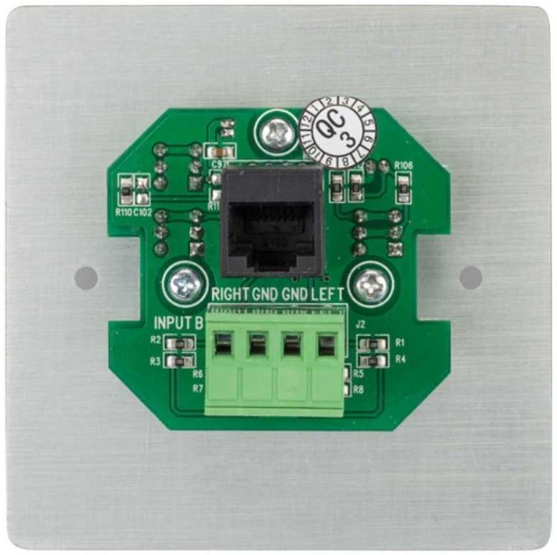 

Панель управления настенная BIAMP ACPR 912.0092.900/911.1520.900 для активных АС SDQ5PIR: вкл./выкл., регулировка громкости. Mic вх. (jack 6.3мм) и li, ACPR