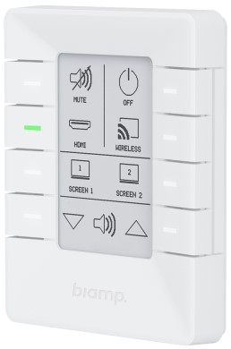 

Панель управления BIAMP Impera Uniform 8U 910.1870.900 кнопочная 8-button E Ink control pad with Ethernet, Impera Uniform 8U