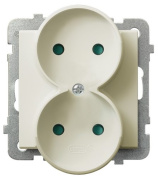 фото Розетка Ospel GP-2RRP/m/27
