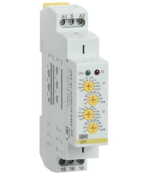 Изображение товара Реле циклическое IEK ORT-S1-ACDC12-240V для автоматизации и тайминга