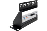 фото Патч-панель NikoMax NMC-RP24UD2-ES-1U-BK