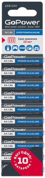 фото Батарейка  GoPower LR6 в Красноярске