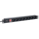 фото Блок розеток 19", 8 розеток EKF TRP-HPD-LSP-16A-8SH-2MSH в Уфе
