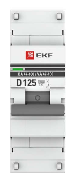 фото Автоматический выключатель  EKF mcb47100m-1-125D-pro в Перми