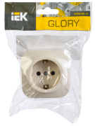 фото Розетка с заземлением IEK ERH11-K33-16