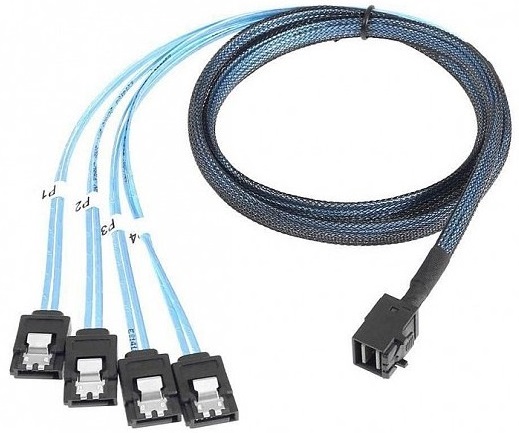 

Модуль памяти LSI L5-00221-001 CBL-SFF8643-SATASB-10M, 1 metre cable, SFF8643 to X4 SATA, L5-00221-001