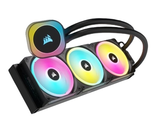 

Система охлаждения жидкостная Corsair iCUE LINK H150i RGB CW-9061003-WW Lga1851/1700/1200/115x/Am4/AM5 (3*120mm, 2400rpm, 63.1CFM, 37dBA), iCUE LINK H150i RGB