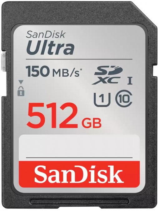

Карта памяти SDXC 128GB SanDisk SDSDUNC-512G-GN6IN Class 10 Ultra UHS-I (120 Mb/s), SDSDUNC-512G-GN6IN