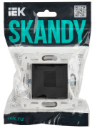 фото Розетка компьютерная IEK SK-K10-1-K02