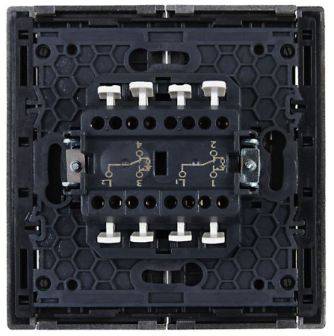 фото Переключатель двухклавишный  IEK FP-V22-1-10-1-K46 в Уфе