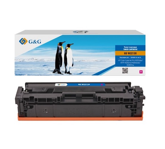 

Картридж GG-W2213X Cartridge G&G for HP CLJ Pro M255dw/M282nw/M283cdw/M283fdw, with chip (2450), GG-W2213X