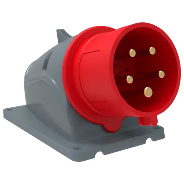 

Вилка стационарная IEK PSN52-032-5 MAGNUM ССИ-525 32А-6ч 380В 3P+PE+N IP44, PSN52-032-5