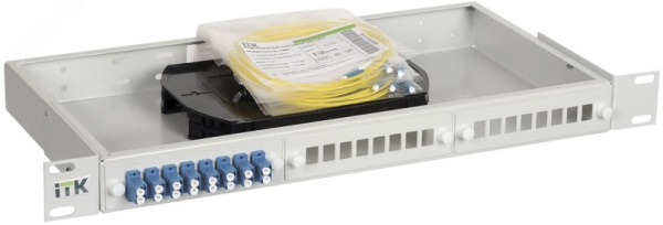 фото Кросс оптический стоечный  ITK FOBX24-1U-8LCUD09 в Ростове-на-Дону