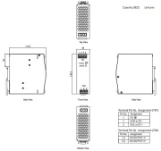 фото Преобразователь Mean Well EDR-120-12