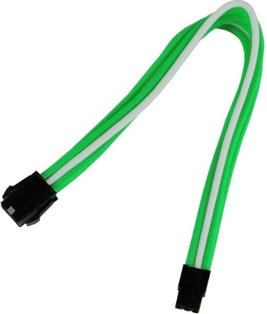 

Удлинитель Nanoxia NX6PV3EGW 6-pin PCI-E, 30см, индивидуальная оплетка, зеленый/белый, NX6PV3EGW