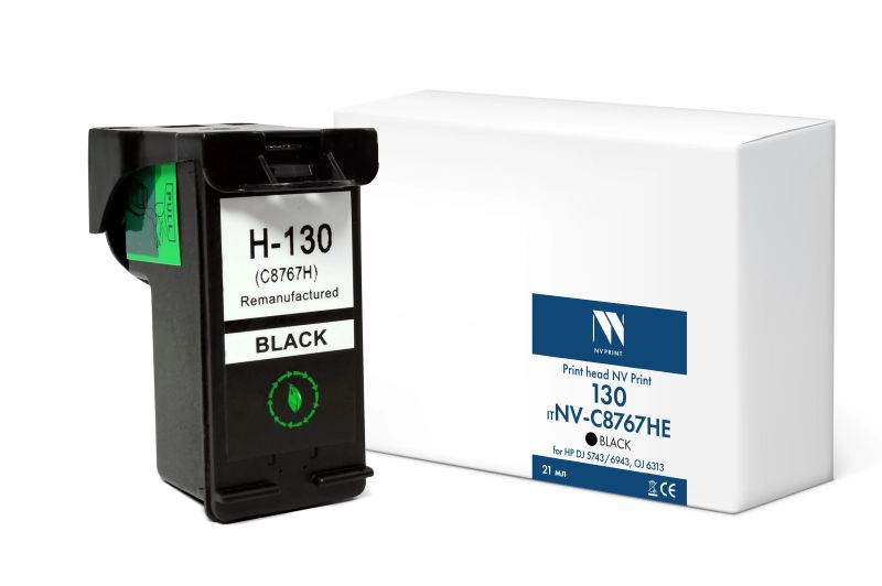 

Картридж NVP NV-C8767HE струйный 130 Black для HP DJ 5743/6943, OJ 6313 (21мл) совместимый, NV-C8767HE