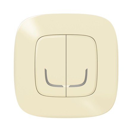 

Выключатель беспроводной Legrand 752687 Valena Allure with NETATMO, 2-клавишный, слоновая кость, 752687