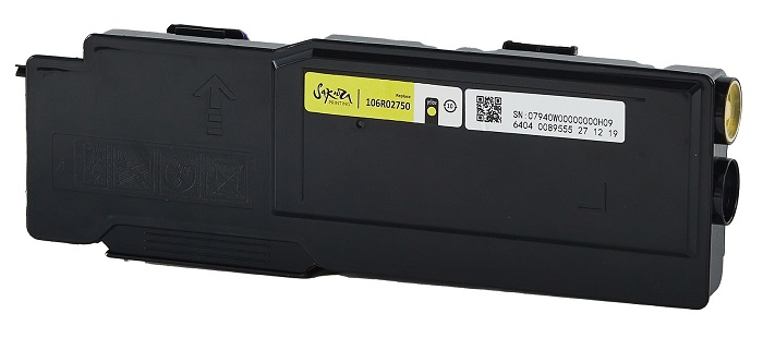 

Картридж Sakura 106R02750 для Xerox WorkCentre 6655, Xerox WorkCentre 6655dn, желтый, 11000 к., 106R02750