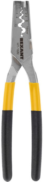 Изображение товара Пресс-клещи Rexant 12-3208 для обжима втулочных наконечников 0,5-16 мм²