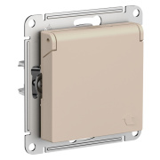 фото Розетка с заземлением Systeme Electric ATN001246