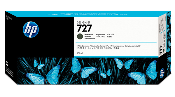 

Картридж HP C1Q12A №727 черный матовый для HP DJ T920/T1500/T2500 (300мл), C1Q12A