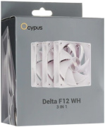 фото Вентилятор Ocypus Delta F12 WH 3 IN 1