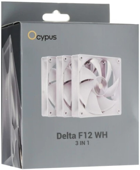 фото Вентилятор для корпуса Ocypus Delta F12 WH 3 IN 1 в Волгограде