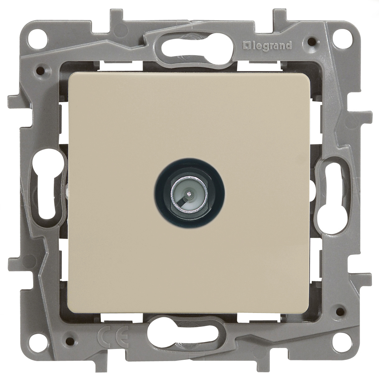 

Розетка Legrand 672363 Etika - TV, проходная, 14 дБ, 5-862 мГц, слоновая кость, 672363