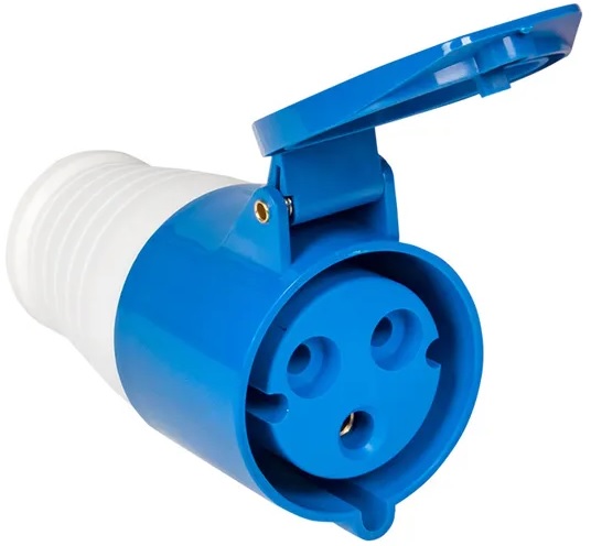 

Розетка переносная EKF ps-213-16-220-PRO 213 2Р+РЕ 16А 220В IP44 PROXIMA, ps-213-16-220-PRO