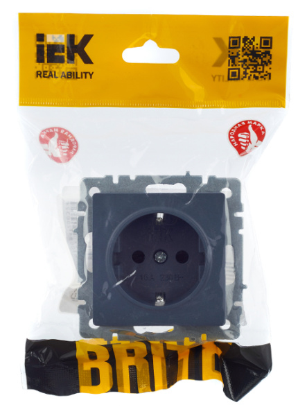 фото Розетка с заземлением  IEK BR-R14-16-K35 в Уфе