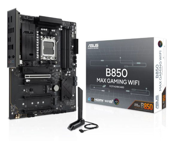 фото Материнская плата ASUS B850 MAX GAMING WIFI, AM5, AMD B850, ATX в Омске