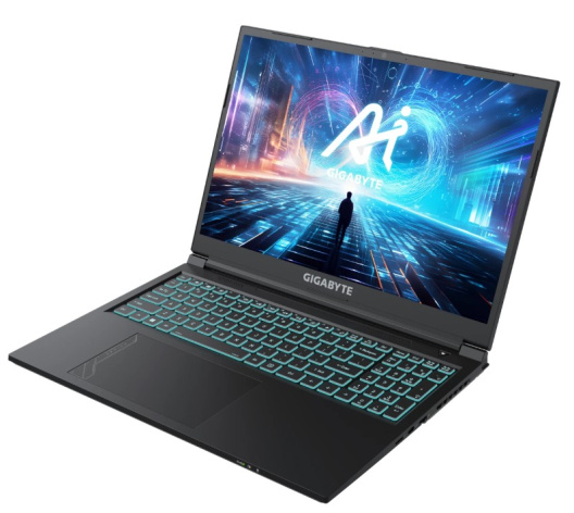 фото Ноутбук  GIGABYTE G6 в Красноярске 16 ", Core i7, 32 Гб RAM, 512 Гб SSD, GeForce RTX 4060, Черный