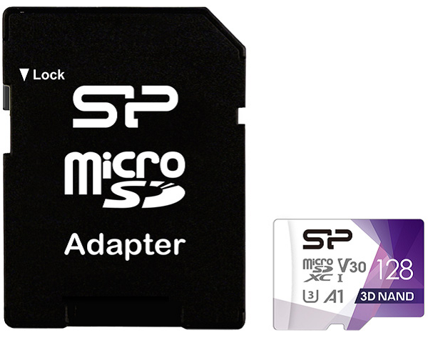 

Карта памяти 128GB Silicon Power Superior Pro A2 SP256GBSTXDA2V20SP microSDXC Class 10 UHS-I U3 Colorful 100/80 Mb/s (SD адаптер), Superior Pro A2