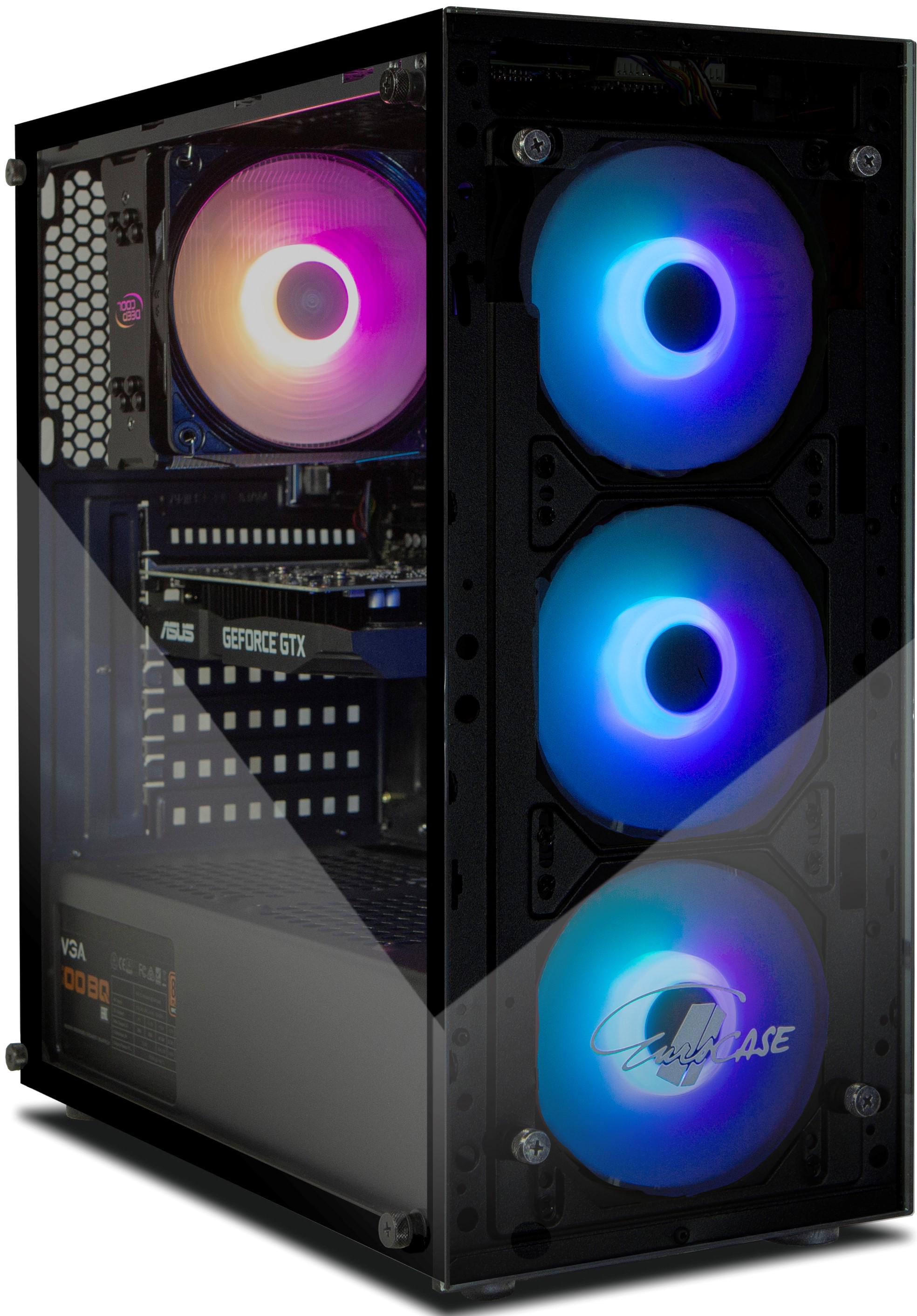 

Корпус ATX Eurocase A01 без БП 3 ARGB black, A01