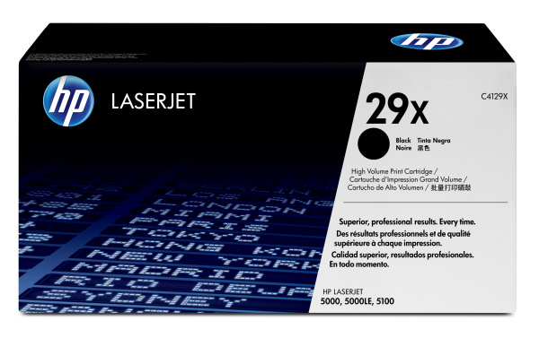 Изображение товара Картридж HP 29X для серий LaserJet 5000 и 5100 черный 10000 страниц