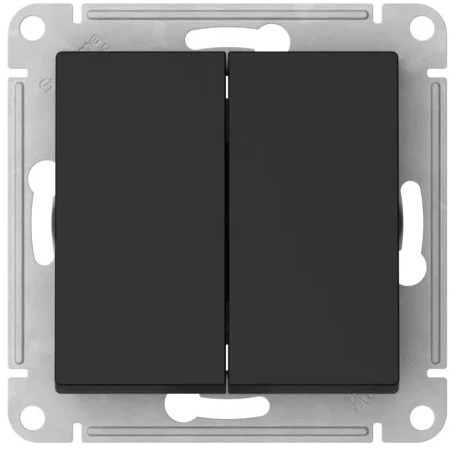 фото Выключатель двухклавишный  Systeme Electric ATN441051S