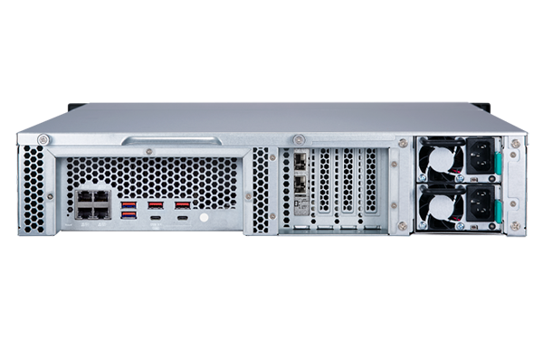 

Сетевой накопитель QNAP TS-1283XU-RP-E2124-8G 12 отсеков 3,5"/2,5", 2х10 SFP+, стоечное исполнение, 2 блока питания. E-2124 3,3 ГГц (до 4,3 ГГц ), 8 Г, TS-1283XU-RP-E2124-8G