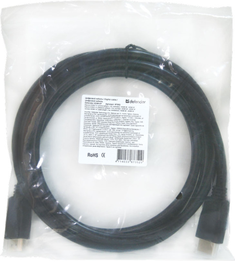 фото Кабель интерфейсный HDMI-HDMI Defender HDMI-07 в Перми