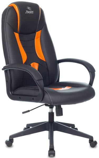 фото Кресло игровое Бюрократ ZOMBIE 8 ORANGE в Самаре