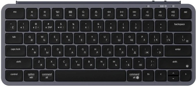 

Клавиатура Wireless Keychron B1 Pro B1P-K9 ультратонкая, 77 клавиш, ножничные переключатели, цвет Deep Black, B1 Pro