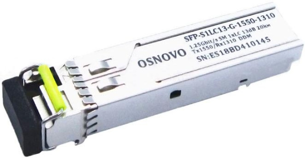 фото Модуль SFP OSNOVO SFP-S1LC13-G-1550-1310 в Уфе
