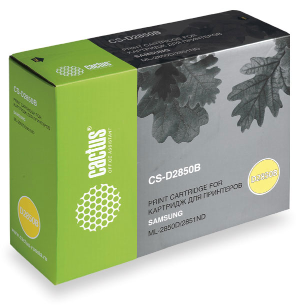 

Картридж Cactus CS-D2850B для принтеров SAMSUNG ML-2850/2851, черный, 5000 стр., CS-D2850B