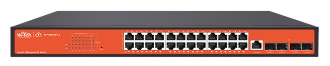 

Коммутатор управляемый Wi-Tek WI-PCMS528F-L3 PoE бюджет 370Вт, 24GE PoE, 4SFP+ 10G, Cloud, WI-PCMS528F-L3