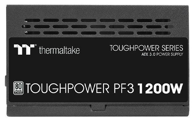 

Блок питания ATX Thermaltake Toughpower PF3 PS-TPD-1200FNFAPE-3 1200W, APFC, 80Plus Platinum, 120mm fan, full modular (ATX 12V 3.0), Toughpower PF3