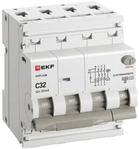 фото Автомат дифференциальный EKF D63N46M32C30 в Перми