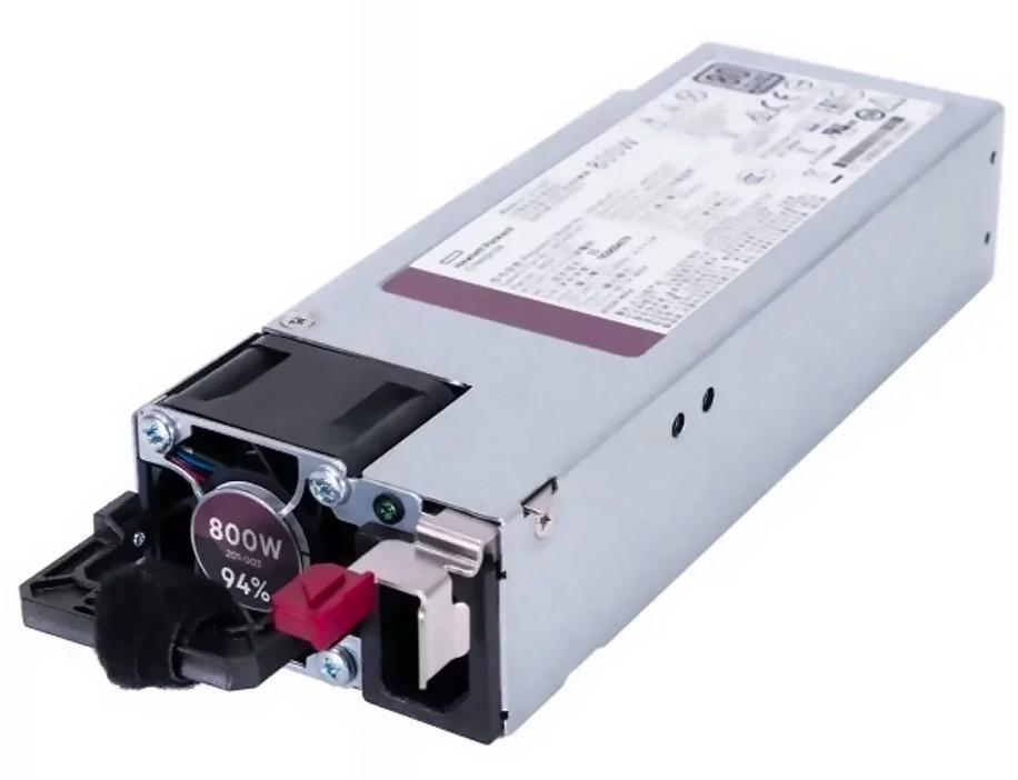 

Блок питания HPE P39385-001 800 Watt AC Flexible Slot 'Platinum Plus' hot-plug low Halogen power supply, P39385-001