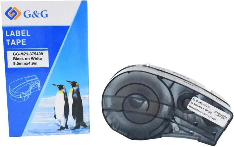 

Картридж ленточный G&G GG-M21-375499 черный на белом 9.5x4.9 для Brady BMP21-PLUS, BMP21-LAB, GG-M21-375499