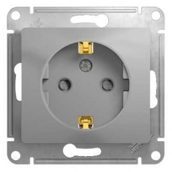 

Розетка Schneider Electric GSL000345 с заземлением со шторками, GSL000345
