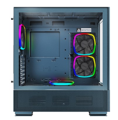 

Корпус ATX Montech SKY TWO MOROCCO BLUE без БП, боковая панель из закленного стекла, 2*USB 3.2, USB Type-C, audio, SKY TWO MOROCCO BLUE